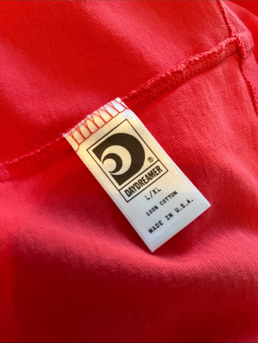 Daydreamer Red 78 Cotton Jersey Sz L/XL NWT - Picture 8 of 8